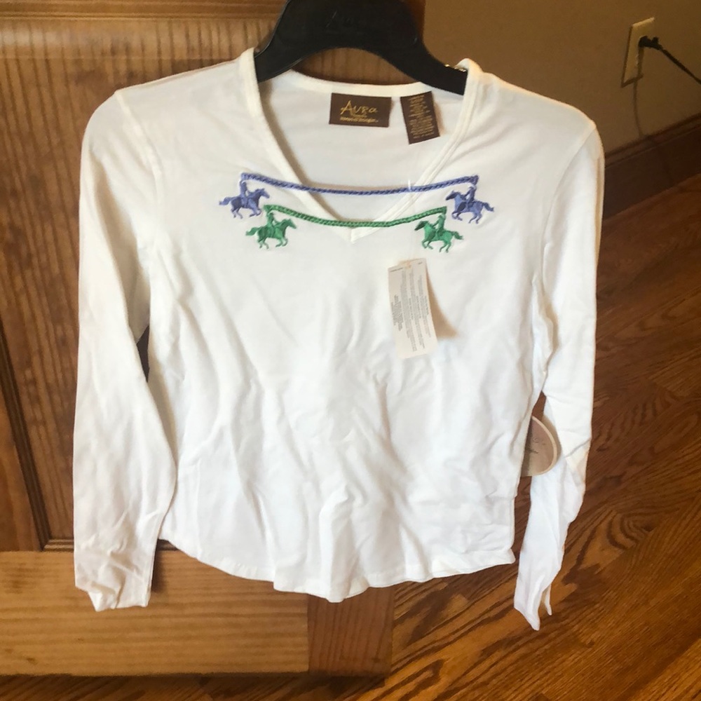 Aura by Wrangler Long Sleeve Tee Shirt